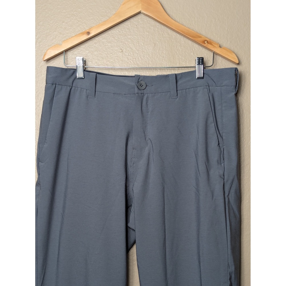 BOEN Performance Golf Pants Mens 34 Gray Gorpcore‎ Tech Chino Trousers - Picture 3 of 13